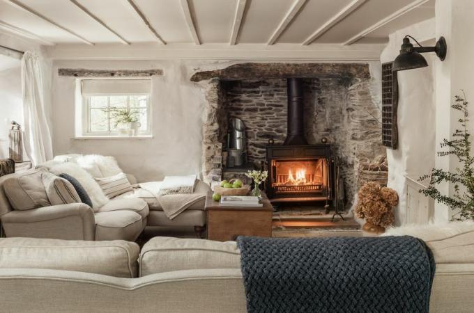 White Company Cornovaglia Cottage Interni Rustici Di Campagna Neutri Per Arredare La Casa