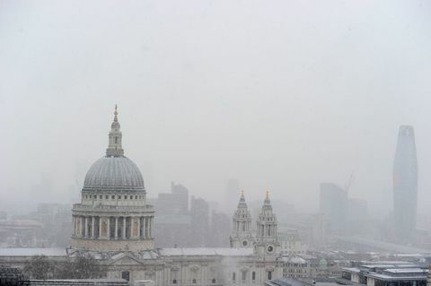 regno unito neve del tempo a Londra