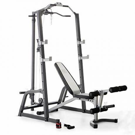 Pro Deluxe Cage System con panca per sollevamento pesi