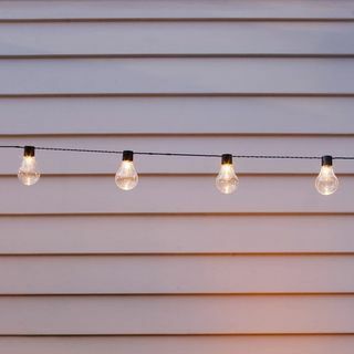 20 LED ad energia solare retro lampadina luci stringa giardino esterno appeso fata patio e giardino decorazioni di luce di nozze Natale