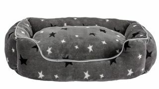 Letto quadrato in peluche stelle