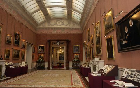 La collezione reale all'interno di Buckingham Palace