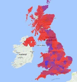 Mappa dell'influenza - Flusurvey