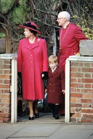 La regina con il principe William