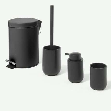 Set completo da bagno Fiske, nero