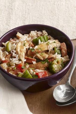 gumbo di pollo andouille