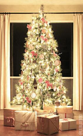 albero di Natale in stile scandinavo