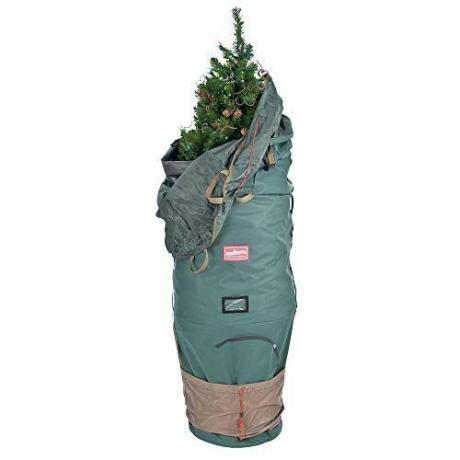 Borsa portaoggetti verticale per albero di Natale in tela