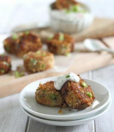 bocconcini di salmone croccanti