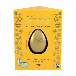 Divine Luxury 70% Uovo di Pasqua di Cioccolato Fondente 