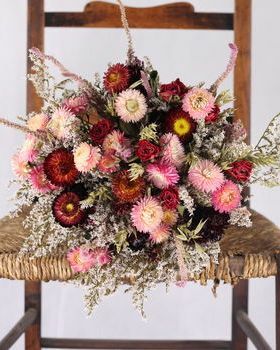 Autumn Skies Dried Flower Posy