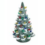 Albero di Natale in ceramica illuminato da 12 pollici