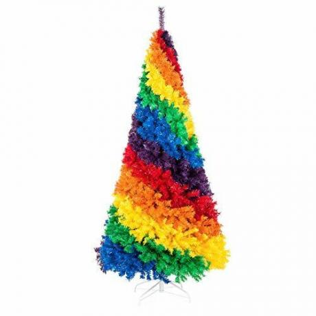 Albero di Natale arcobaleno, 7 piedi 