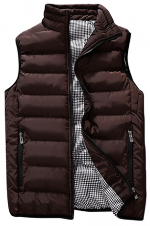 Gilet marrone