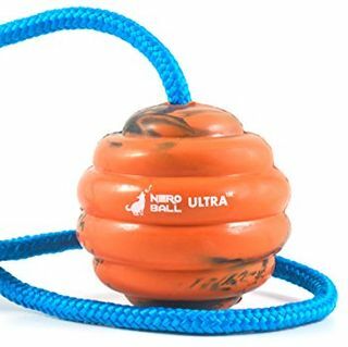 Nero Ball Ultra TM - Palla da addestramento per cani su corda - Giocattolo per esercizi e ricompensa per cani