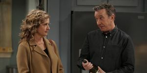 last man standing l r nancy travis e tim allen nell'episodio di this too will bass di last man standing in onda giovedì 12 marzo 800 830 pm etpt su fox foto di fox tramite immagini getty