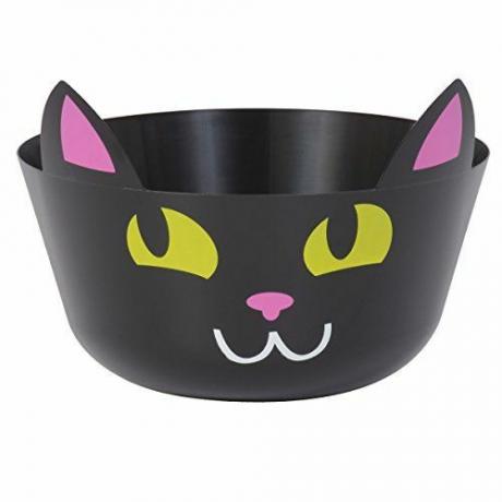 Ciotola di caramelle gatto nero di Halloween