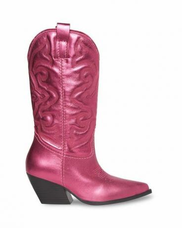 Stivale rosa metallizzato Steve Madden