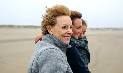 famiglia sulla spiaggia