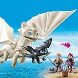 PLAYMOBIL® Light Fury con Baby Dragon e bambini