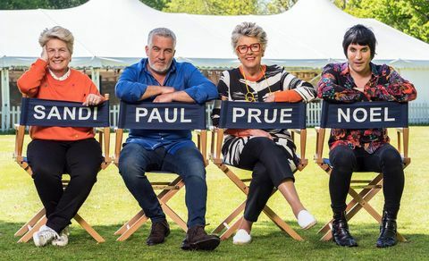 Great British Bake Off: Paul Hollywood, Prue Leith, Noel Fielding e Sandi Toksvig