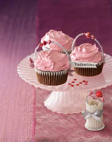 cupcakes rosa giorno di San Valentino