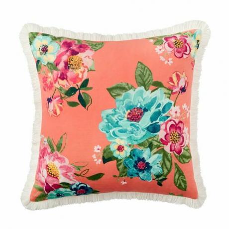 Il cuscino decorativo floreale corallo Pioneer Woman