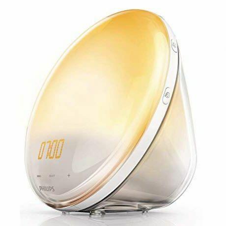 Luce sveglia Philips con simulazione dell'alba colorata e 7 suoni naturali