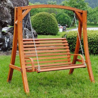 Sedia altalena in legno da giardino Charles Bentley