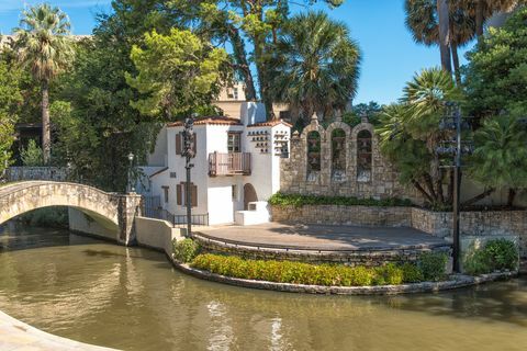 il lungofiume di san antonio a san antonio, tx