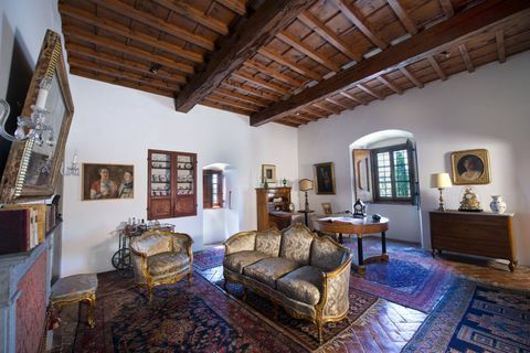 Michelangelo - Toscana - villa - salotto - Handsome Properties International