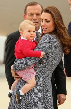 Il principe George e la duchessa di Cambridge in tournée reale in Australia