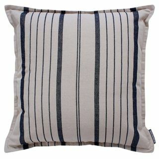 Cuscino Country Living Croyde Stripe, blu marino