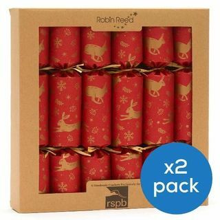 Cracker riciclati rosso lepre saltante - due scatole da sei