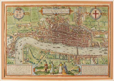 Lotto 206 - mappa di Londra - Sotheby's