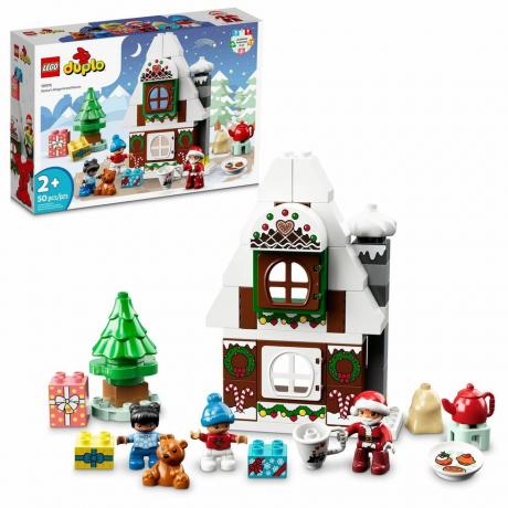 DUPLO La casa di pan di zenzero di Babbo Natale