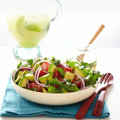 insalata di avocado con vinaigrette al lime e cumino