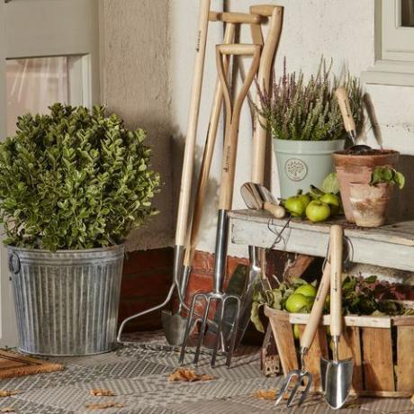 attrezzi da giardino che vivono in campagna a casa